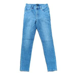 UNIVERSAL STANDARD High Rise Women's 6 Long Tall Skinny Solid Stretch Jeans